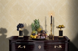 Обои 74T фото в интерьере гостиной превью