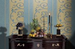 Обои 80AF-C фото в интерьере гостиной превью