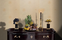 Обои FLD-5F фото в интерьере гостиной превью