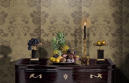 Обои FLD-6D фото в интерьере гостиной превью