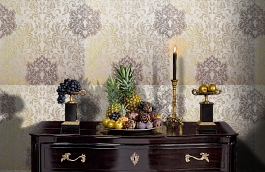 Обои KTE05027 фото в интерьере гостиной превью