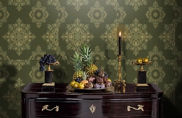 Обои V15001 фото в интерьере гостиной превью