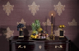 Обои 10SA-B фото в интерьере гостиной превью