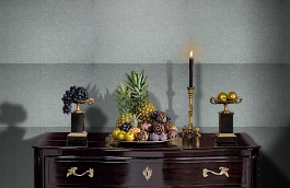 Обои KT83 фото в интерьере гостиной превью