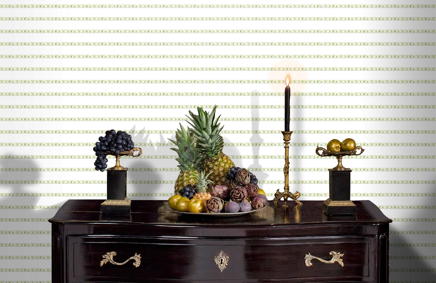 Обои 1091-18 фото в интерьере гостиной