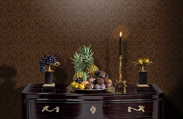 Обои AN528 фото в интерьере гостиной превью