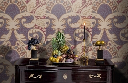 Обои Rococo 4 фото в интерьере гостиной превью