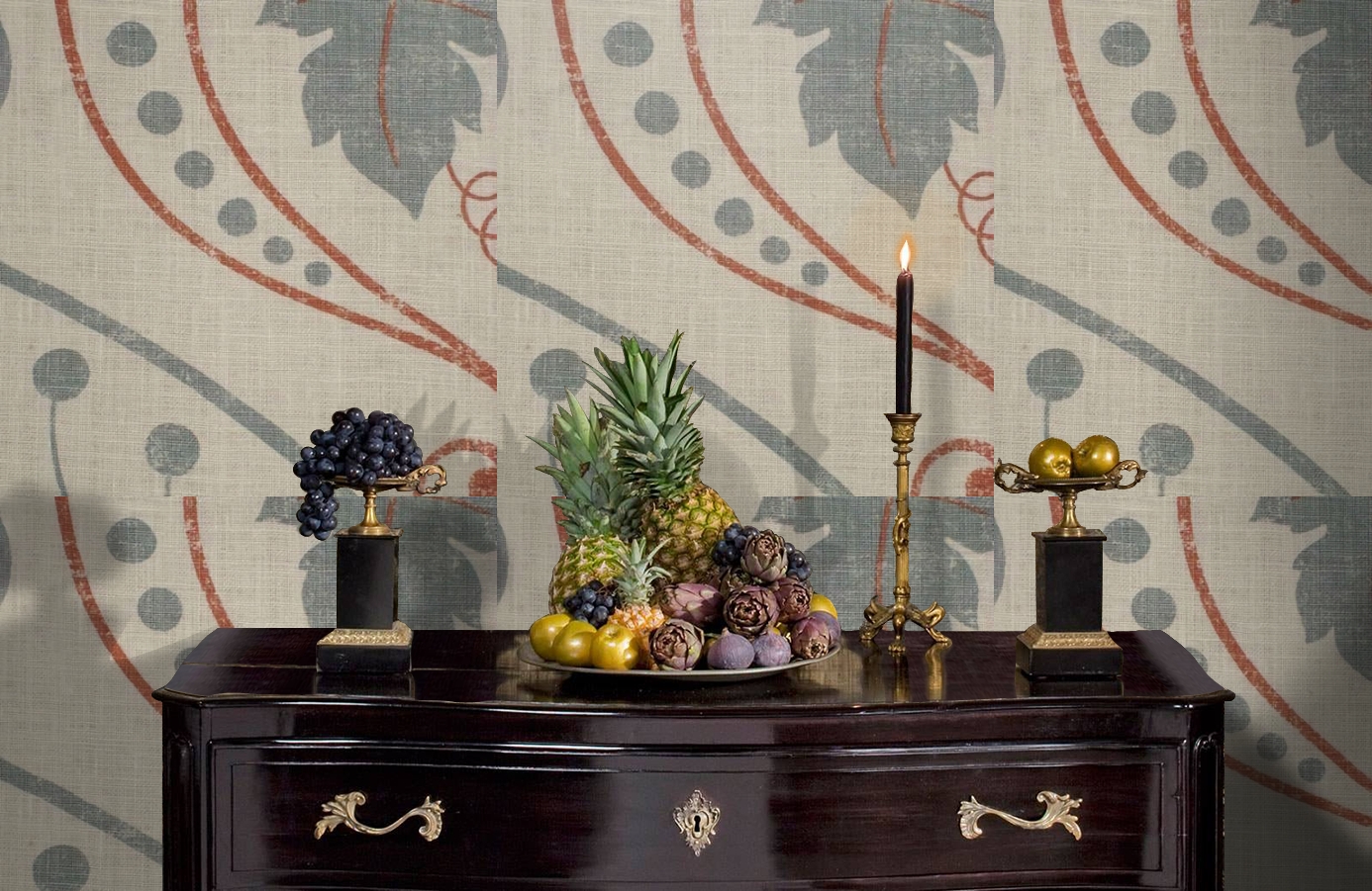 Обои Chateau-Sienna-Wpcw161633 фото в интерьере гостиной