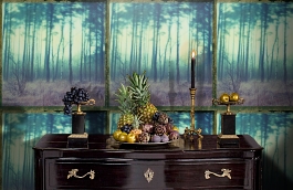 Обои 8131 фото в интерьере гостиной превью