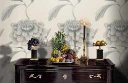 Обои Jasperpeony-Aqua-Wpcw1790 фото в интерьере гостиной превью