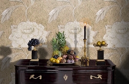 Обои Jasperpeony-Sable-Wpcw200 фото в интерьере гостиной превью