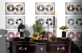 Обои P132402-3 фото в интерьере гостиной превью