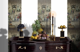 Обои 17791 фото в интерьере гостиной превью