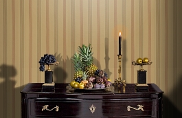 Обои St Remy Rouge Fabric фото в интерьере гостиной превью