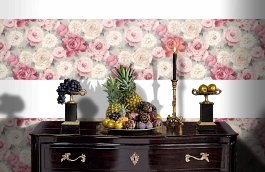 Обои JB11107Fl фото в интерьере гостиной превью