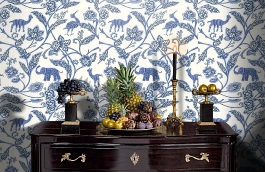 Обои 839-F-96148 фото в интерьере гостиной превью