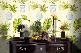 Обои F91156 фото в интерьере гостиной превью