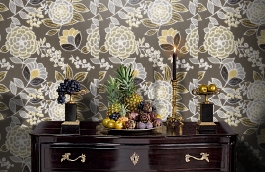 Обои F913010 фото в интерьере гостиной превью