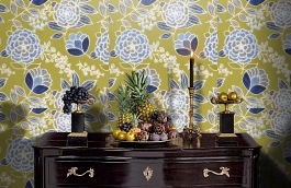 Обои F913011 фото в интерьере гостиной превью