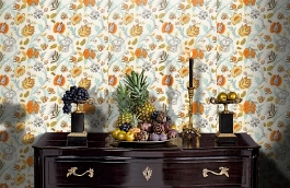 Обои F94907 фото в интерьере гостиной превью