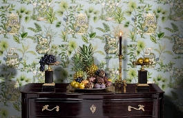 Обои F95767 фото в интерьере гостиной превью