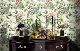 Обои F95768 фото в интерьере гостиной превью