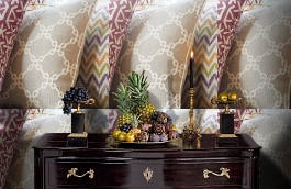 Обои W74339 фото в интерьере гостиной превью