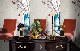 Обои WQA79424 фото в интерьере гостиной превью