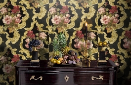 Обои SV81800F фото в интерьере гостиной превью