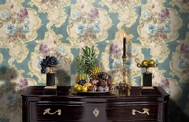 Обои SV81802F фото в интерьере гостиной превью