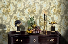 Обои SV81806F фото в интерьере гостиной превью