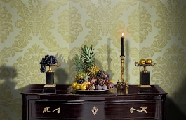 Обои SF1001 фото в интерьере гостиной превью