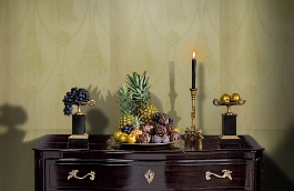 Обои SF1036 фото в интерьере гостиной превью