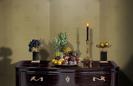 Обои SF1038 фото в интерьере гостиной превью