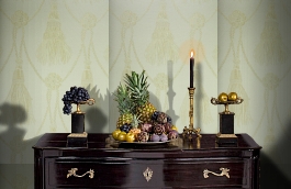 Обои SF1096 фото в интерьере гостиной превью