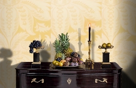 Обои Venetiandamask-Corn-Wpcw9 фото в интерьере гостиной превью