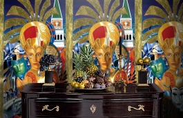 Обои 1444 ev5 803 фото в интерьере гостиной превью