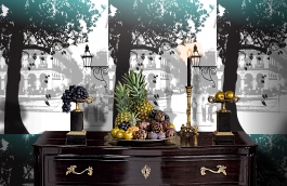 Обои 1513 ev5 203 фото в интерьере гостиной превью