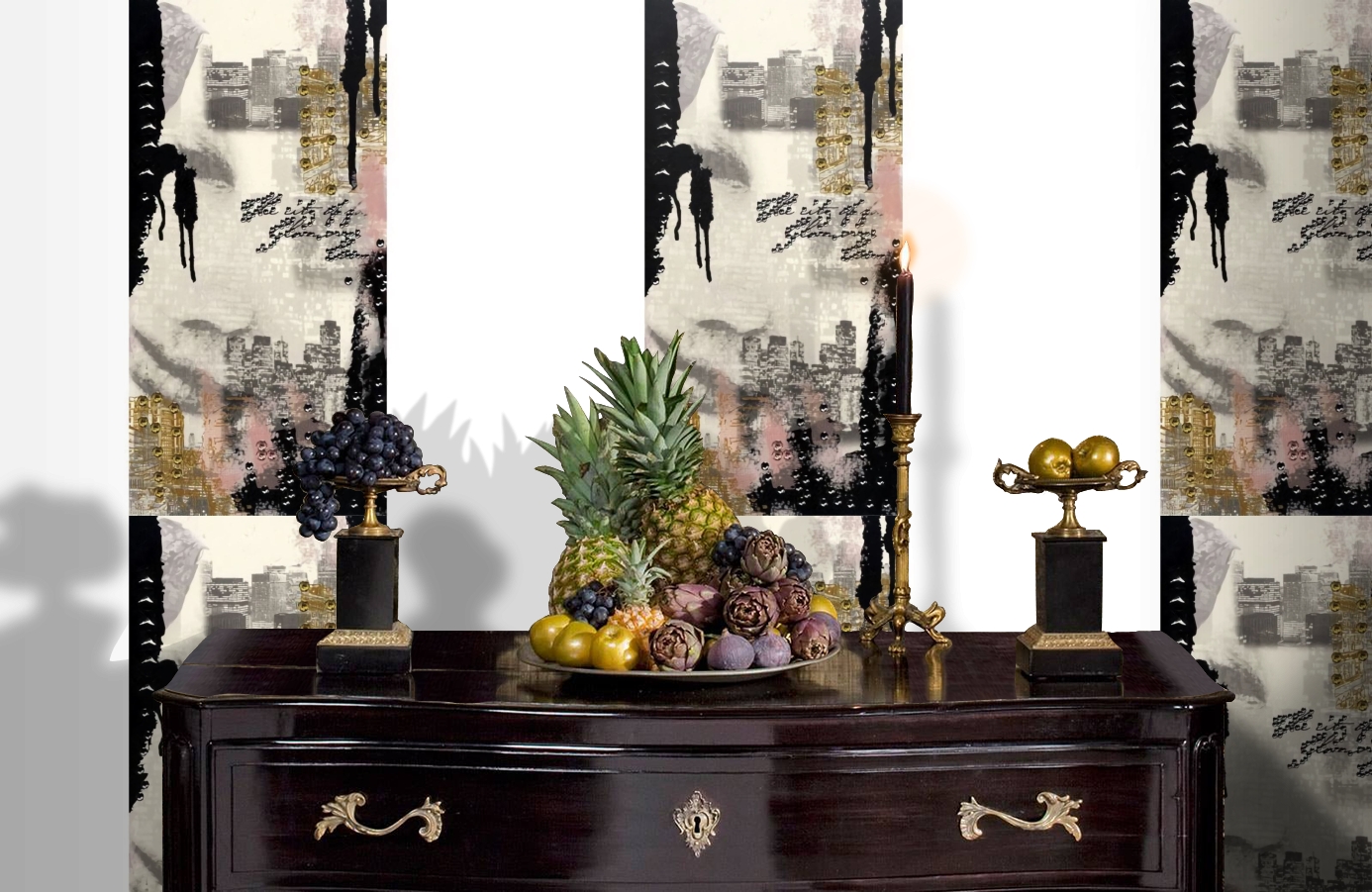 Обои SL 4 803 1630 260*139,5 фото в интерьере гостиной