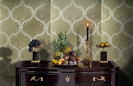 Обои TM1413 фото в интерьере гостиной превью