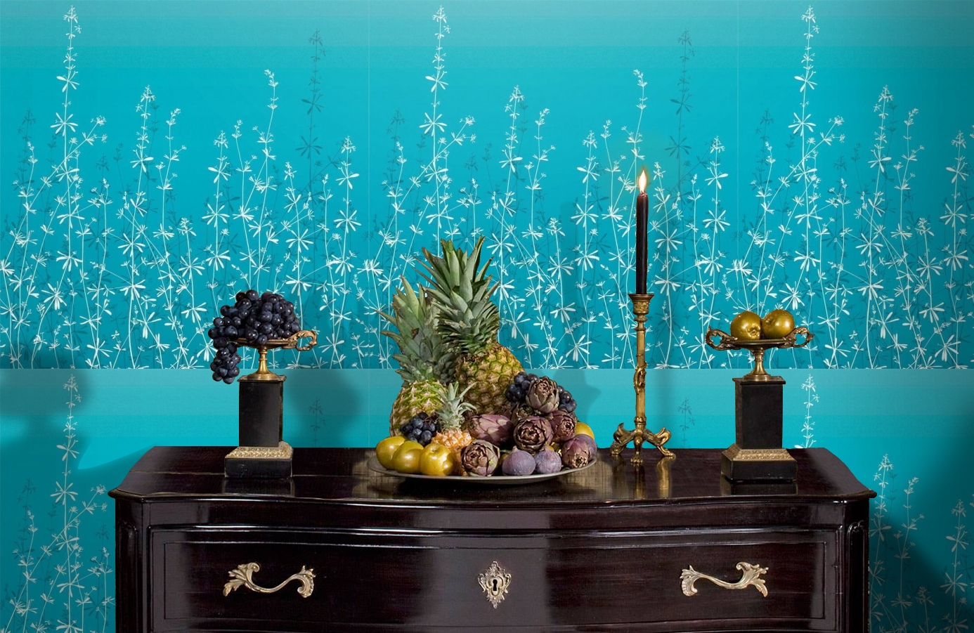 Обои 111410 фото в интерьере гостиной Обои 111410 фото в интерьере гостиной