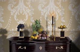 Обои KT4575 фото в интерьере гостиной превью