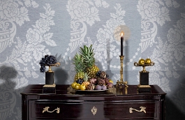 Обои KT4586 фото в интерьере гостиной превью