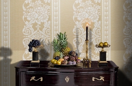 Обои KT7975 фото в интерьере гостиной превью