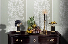 Обои KT7998 фото в интерьере гостиной превью