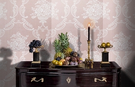 Обои KT9857 фото в интерьере гостиной превью