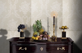 Обои KT9872 фото в интерьере гостиной превью