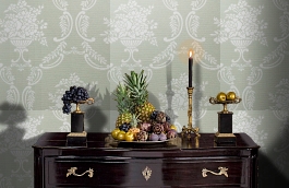 Обои KT9898 фото в интерьере гостиной превью