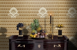 Обои KTE08007 фото в интерьере гостиной превью