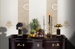 Обои KTE08008 фото в интерьере гостиной превью